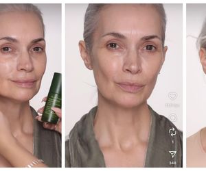 Kilka szybkich ruchów pędzlem i kobieta po 50-tce wygląda 10 lat młodziej. Wizażystka w kilka minut wykonała jej delikatny makijaż, którym ukryła zmarszczki