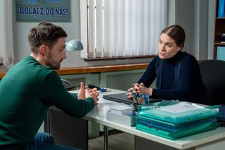 Na sygnale, odc. 732. Alek (Adam Turczyk), inspektor Urszula Krzaklewska (Małgorzata Tuszyńska)