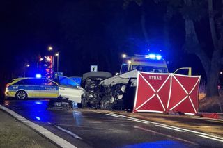 Tragedia na drodze. Jedna osoba nie żyje, pięć rannych. W akcji śmigłowiec LPR