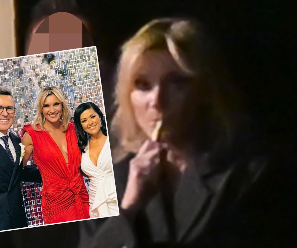 Ania Lewandowska na weselu Cichopek i Kurzajewskiego