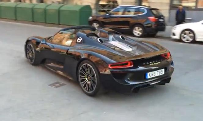 Zlatan Ibrahimović w Porsche 918 Spyder
