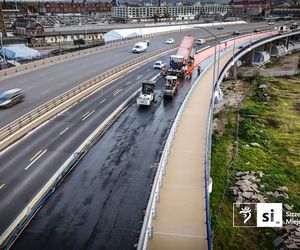 Remont Trasu Zamkowej - listopad 2025