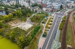 Okolice przyszłej stacji metra M3 Stadion Narodowy