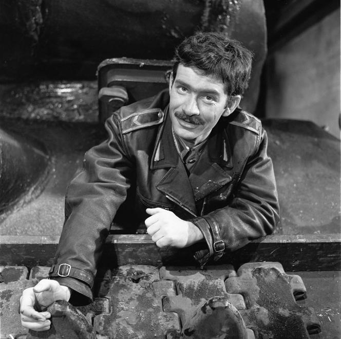 Grigorij Sakaszwili, kierowca i mechanik czołgu "Rudy", jeden z czterech pancernych