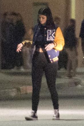 Kylie Jenner i Tyga na planie teledysku