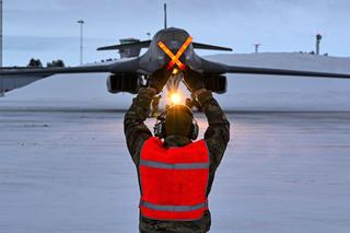 B-1B Lancer w bazie Luleå-Kallax