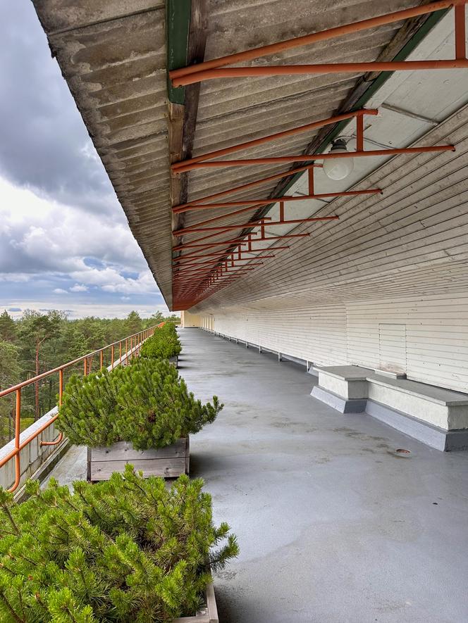 Sanatorium Paimio - główny taras