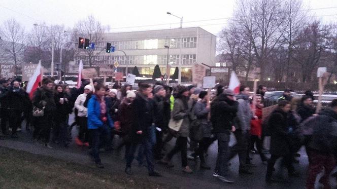 Protest studentów i studentek we Wrocławiu