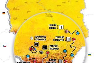 Mapa 78. Tour de Pologne 2021