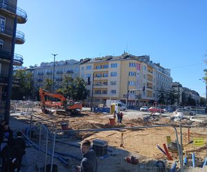 Budowa tramwaju na ul. Rakowieckiej w Warszawie