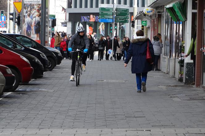 Ścieżka rowerowa na al. Niepodległości