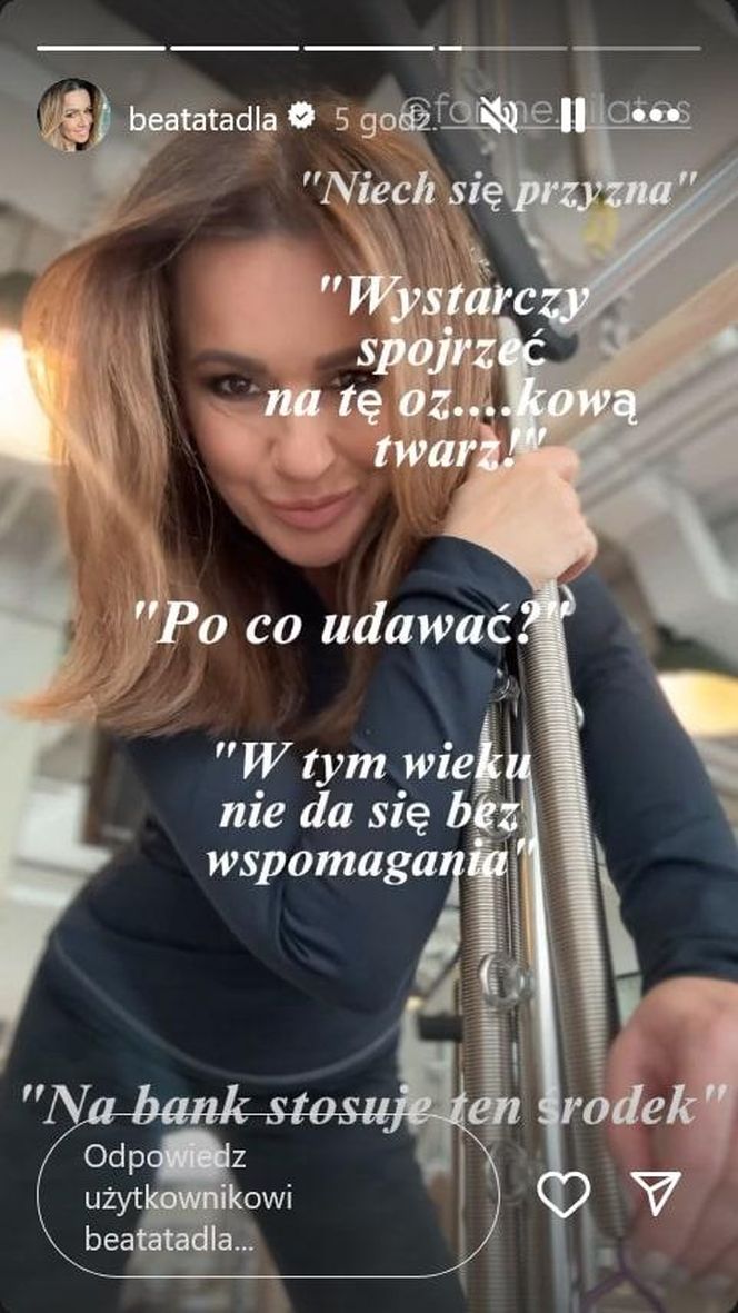 Beata Tadla komentuje plotki dotyczące odchudzania. Poleca sprawdzony "środek"