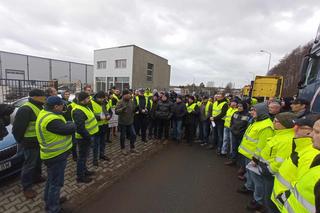 Protest przewoźników Szczecin 