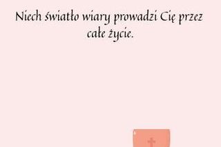 Dedykacja na komunię do książki
