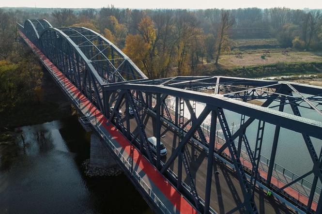 Remontowany most im. Józefa Piłsudskiego w Toruniu