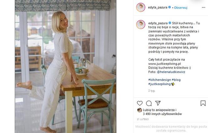 Jak mieszkają Cezary i Edyta Pazura?