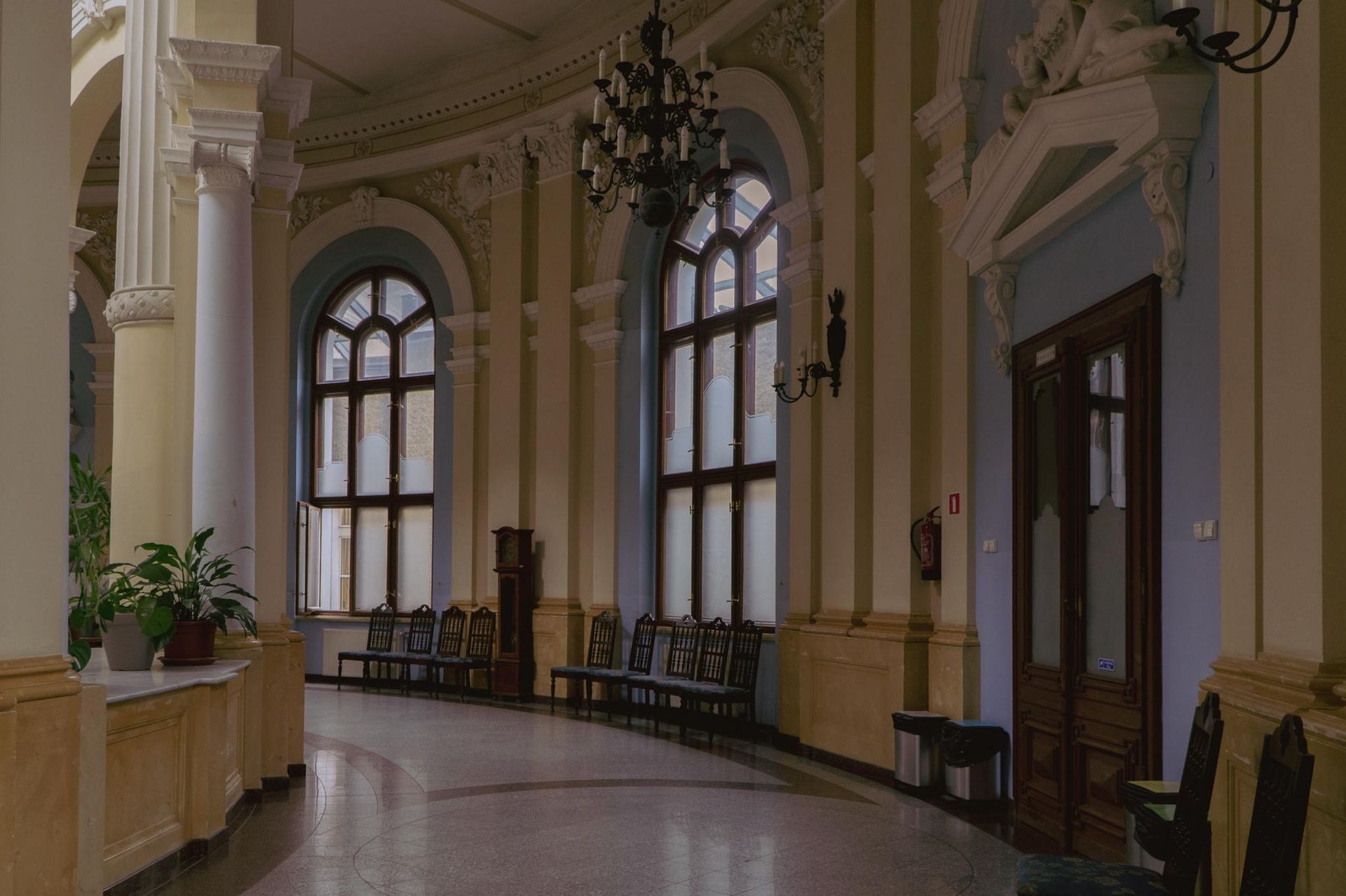 Wnętrze Zdroju Wojciech. Lądek-Zdrój na Dolnym Śląsku