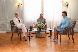 Spotkanie Pierwszych Dam Polski, Ukrainy i Litwy. Agata Kornhauser–Duda, Ołena Zełenska i Diana Nausėdienė
