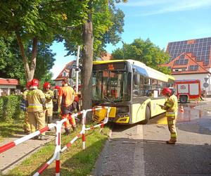 Wypadek autobusu w Mysłowicach