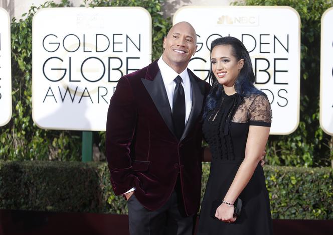 Dwayne The Rock Johnson i jego córka Simone Garcia Johnson