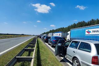 Wypadek na A4 w Gliwicach