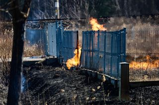 Piekielny ogień buchał z ziemi pod Ostródą. Wiemy, co się stało!