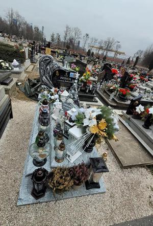 Grób zamordowanej 13-letniej Patrycji