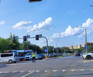 Mazowieccy policjanci rywalizowali o to kto najlepiej kieruje ruchem