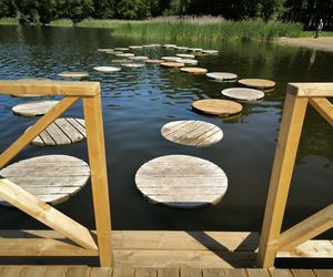 Plaża w Osiecznej przed sezonem letnim 