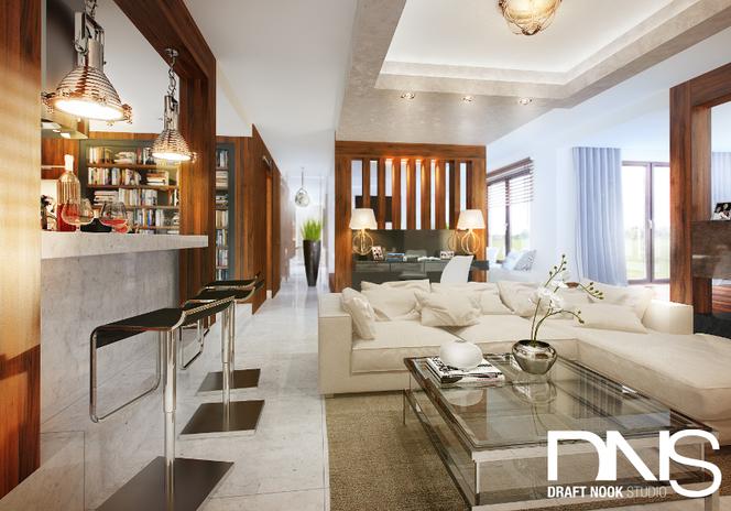 Apartament - Mokotów (Salon)