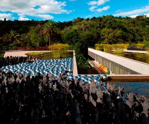 Współczesna architektura Brazylii: Burle Marx Education Center in Inhotim, Brumadinho\MG Arquitetos Associados © Leonardo Finotti; materiały prasowe Deutsches Architekturmuseum