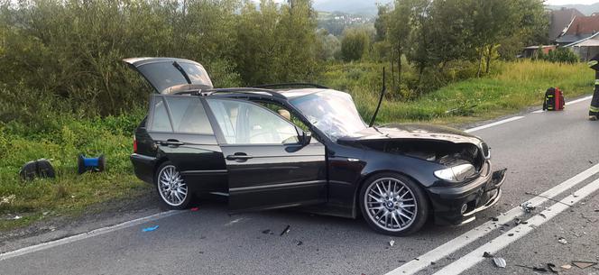 Makabryczny wypadek w Kadczy. Siedem osób poszkodowanych