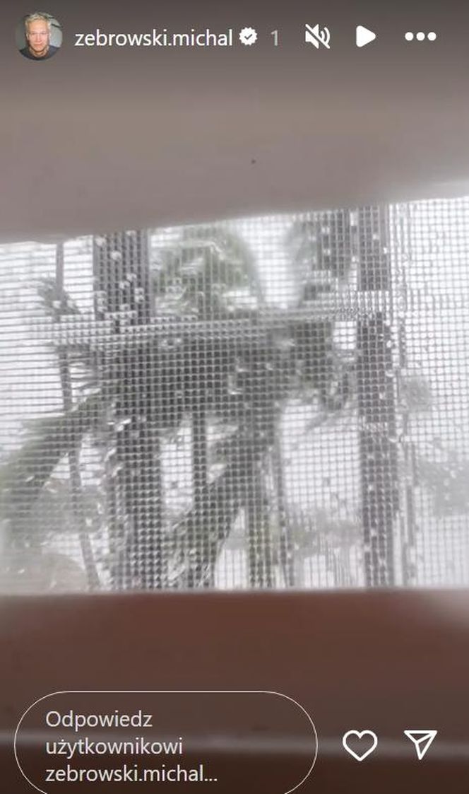 Michał Żebrowski pokazał oko cyklonu! Potworne zniszczenia po Melissie