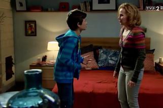 M jak miłość odc. 1221. Antek Kolęda (Jakub Jankiewicz), Ewa (Dominika Kluźniak)