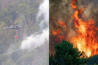 Pożar lasów w Czeskiej Szwajcarii pod kontrolą? Nadal płonie około 1000 hektarów lasów