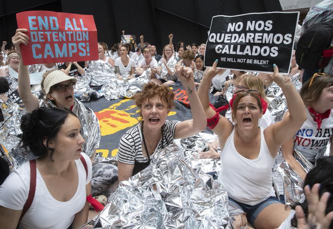 Susan Sarandon na proteście