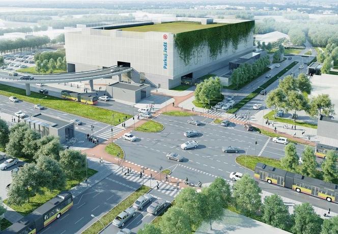 Wizualizacje stacji metra M2: Lazurowa, Chrzanów, Karolin