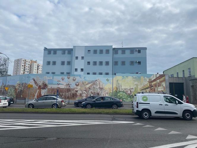 Nowy mural w Zielonej Górze. Za nami uroczyste odsłonięcie dzieła na ścianie Aresztu w Zielonej Górze 