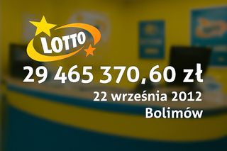 Najwyższe wygrane w historii Lotto