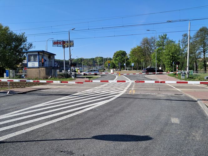 Przejazd kolejowy Starachowice Zachodnie otwarty