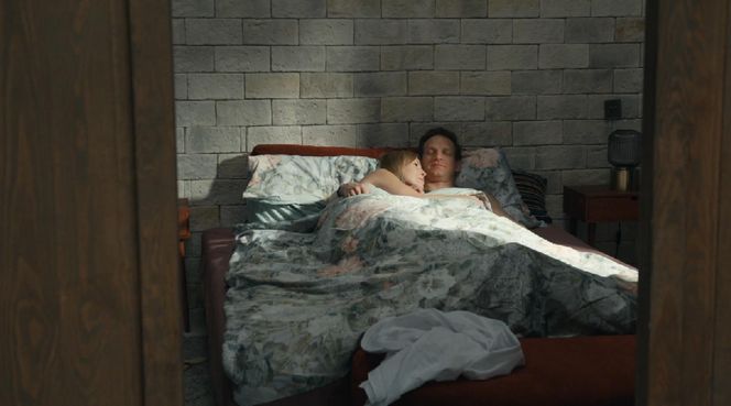 Barwy szczęścia, odcinek 3200. Agnieszka (Katarzyna Tlałka), Łukasz (Michał Rolnicki)