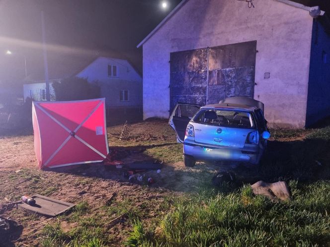 Tragiczny wypadek w Gołębinie pod Włocławkiem. Nie żyje 18-latek