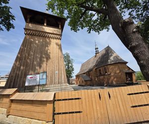 Zabytkowy kościół w Domaradzu.