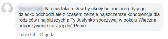 Wzruszające komentarze po śmierci 20-latki