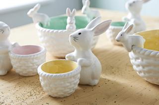Zając wielkanocny - urocza ozdoba na Wielkanoc.