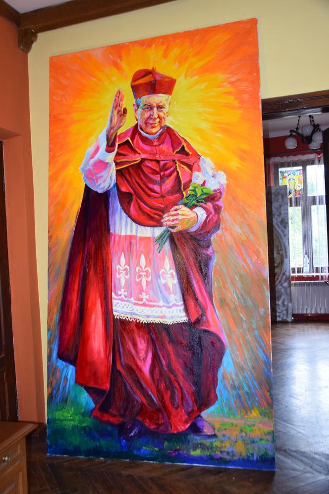 Ostatnie dzieło malarza Eliasza Dyrowa 3-metrowy kardynał stefan wyszyński