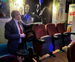 Sala kinowa w Zespole Szkół Akademickich 