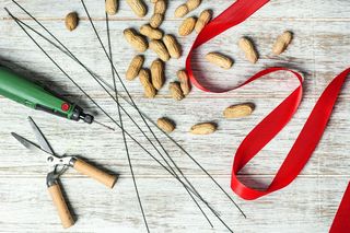 DIY: świąteczna zawieszka z fistaszków – to będzie potrzebne