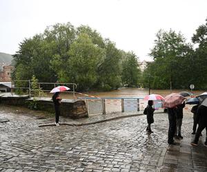 Kłodzko. Zalane centrum miasta