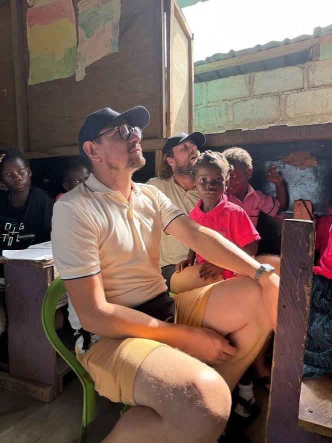 Łukasz Lis w Afryce